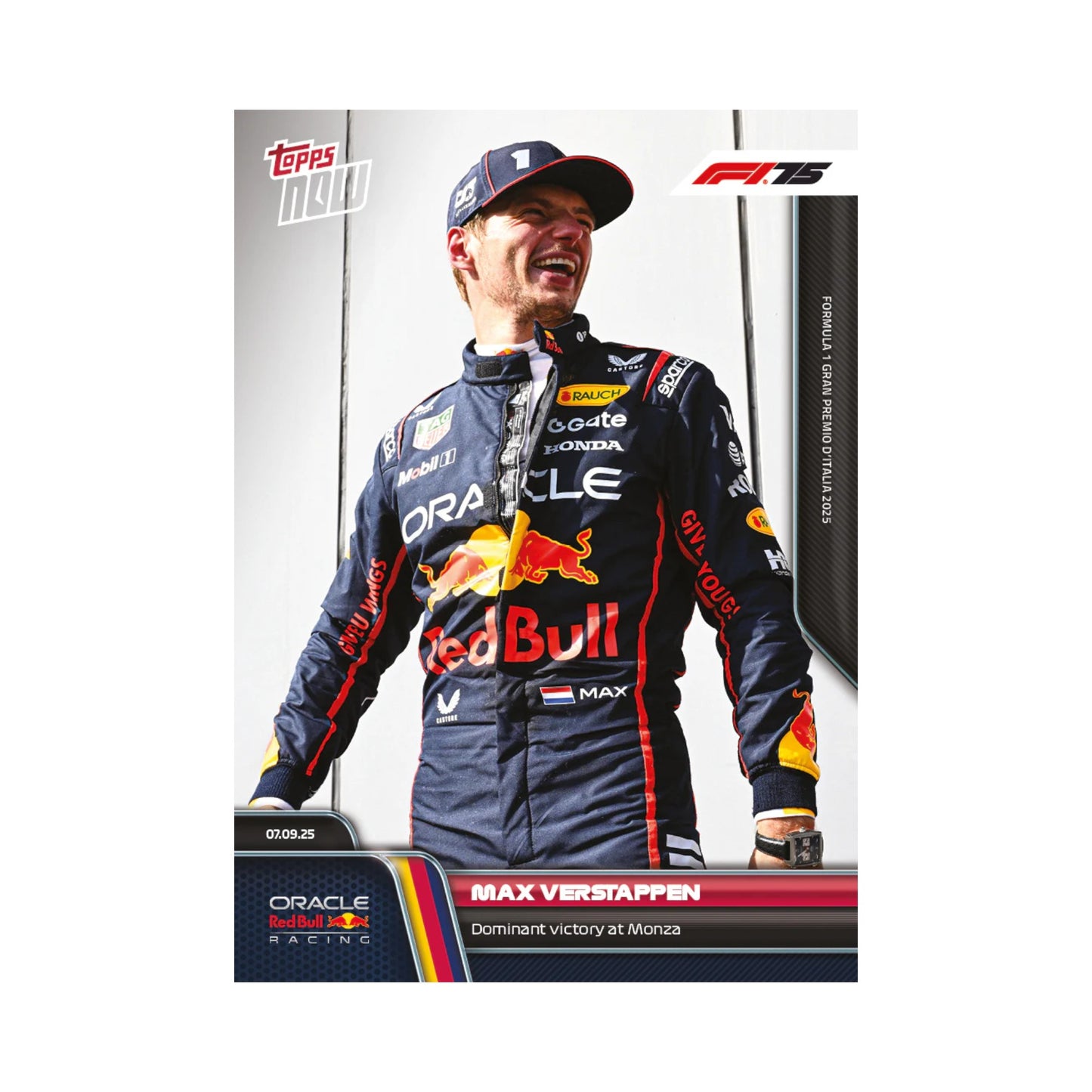 Max Verstappen 2025 Formula 1 Topps NOW - Card 60