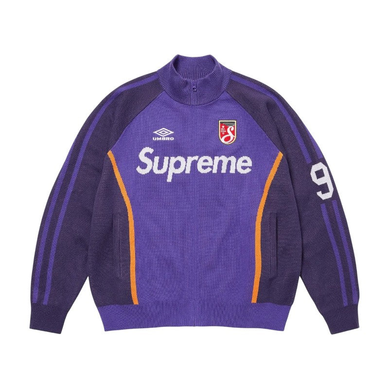 Supreme Umbro Zip Up Sweater Purple
