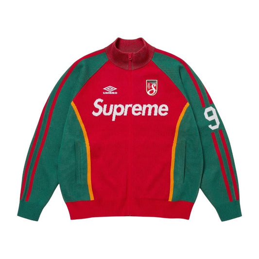 Supreme Umbro Zip Up Sweater Red