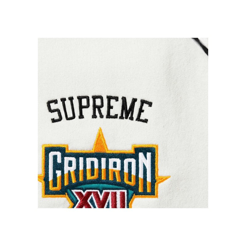 Supreme Playoffs Zip Up Hooded White SS25