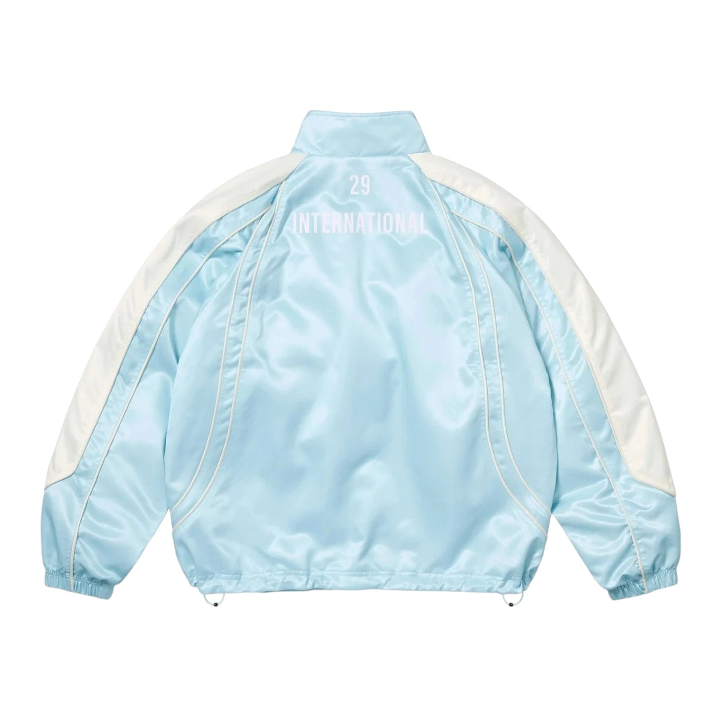 Supreme Satin Piping Track Jacket Blue