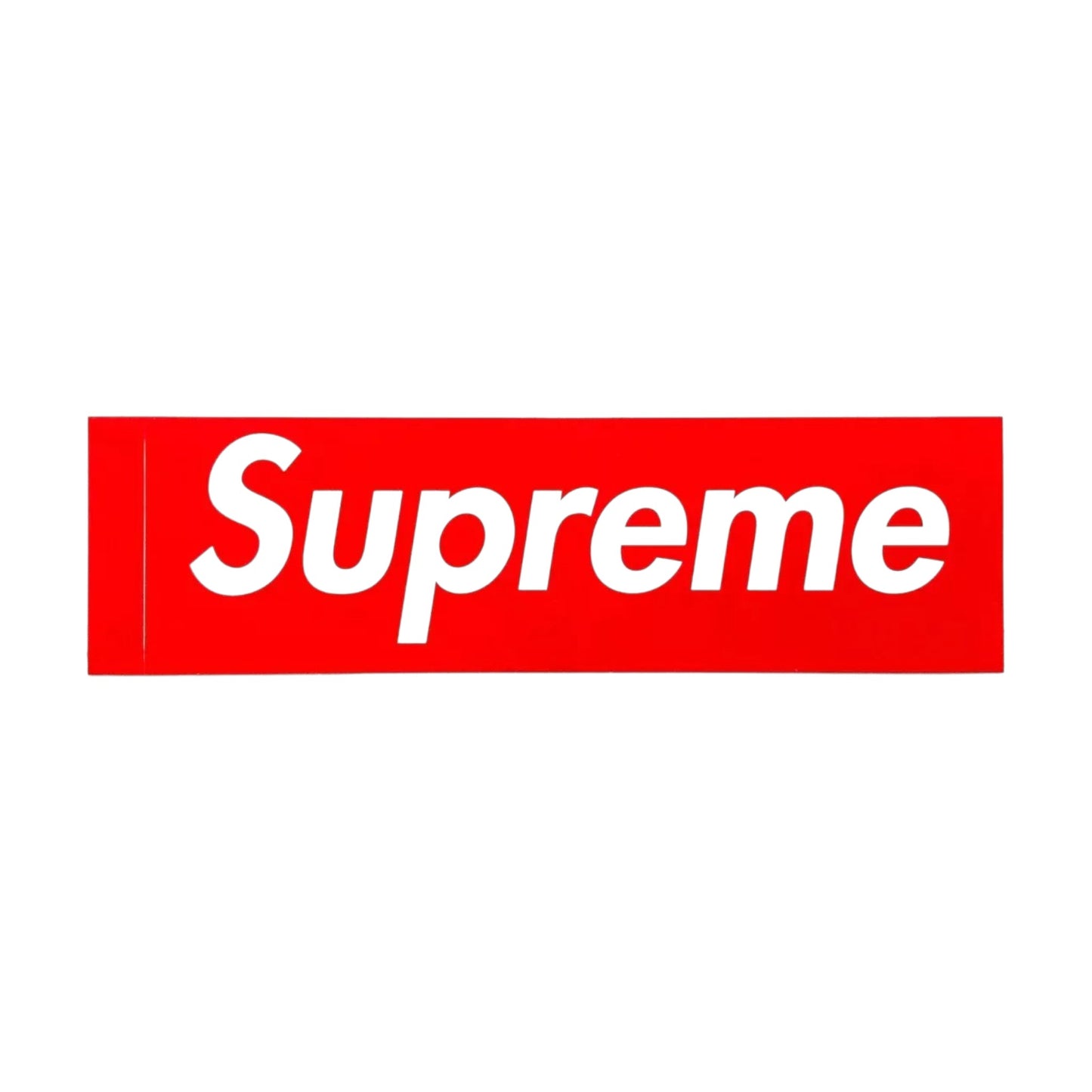 Supreme Box Logo Sticker Rot