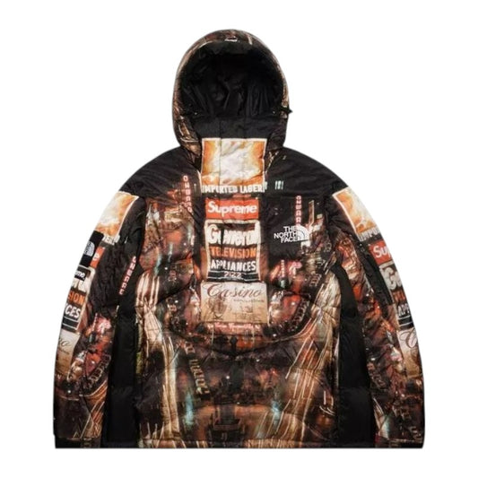 Supreme The North Face 800 Fill Half Zip Hooded Times Square