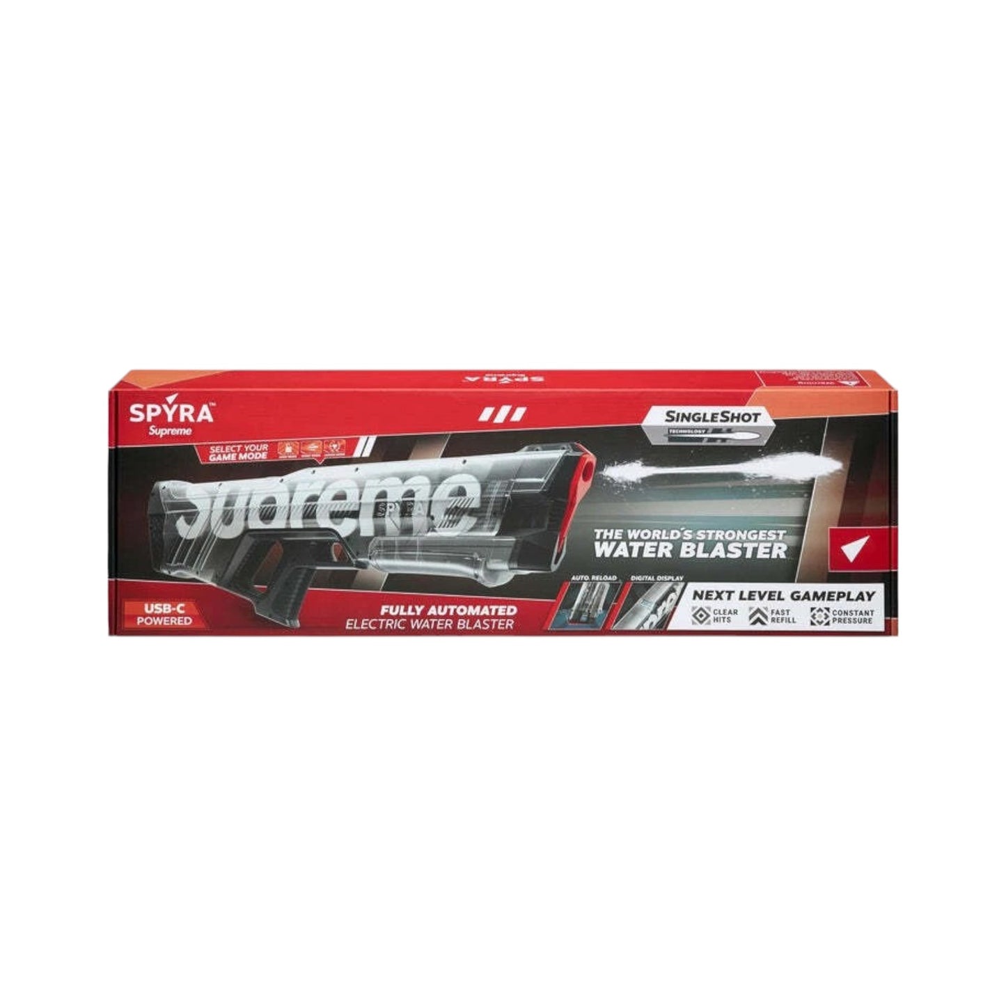 Supreme SpyraThree Water Blaster Clear