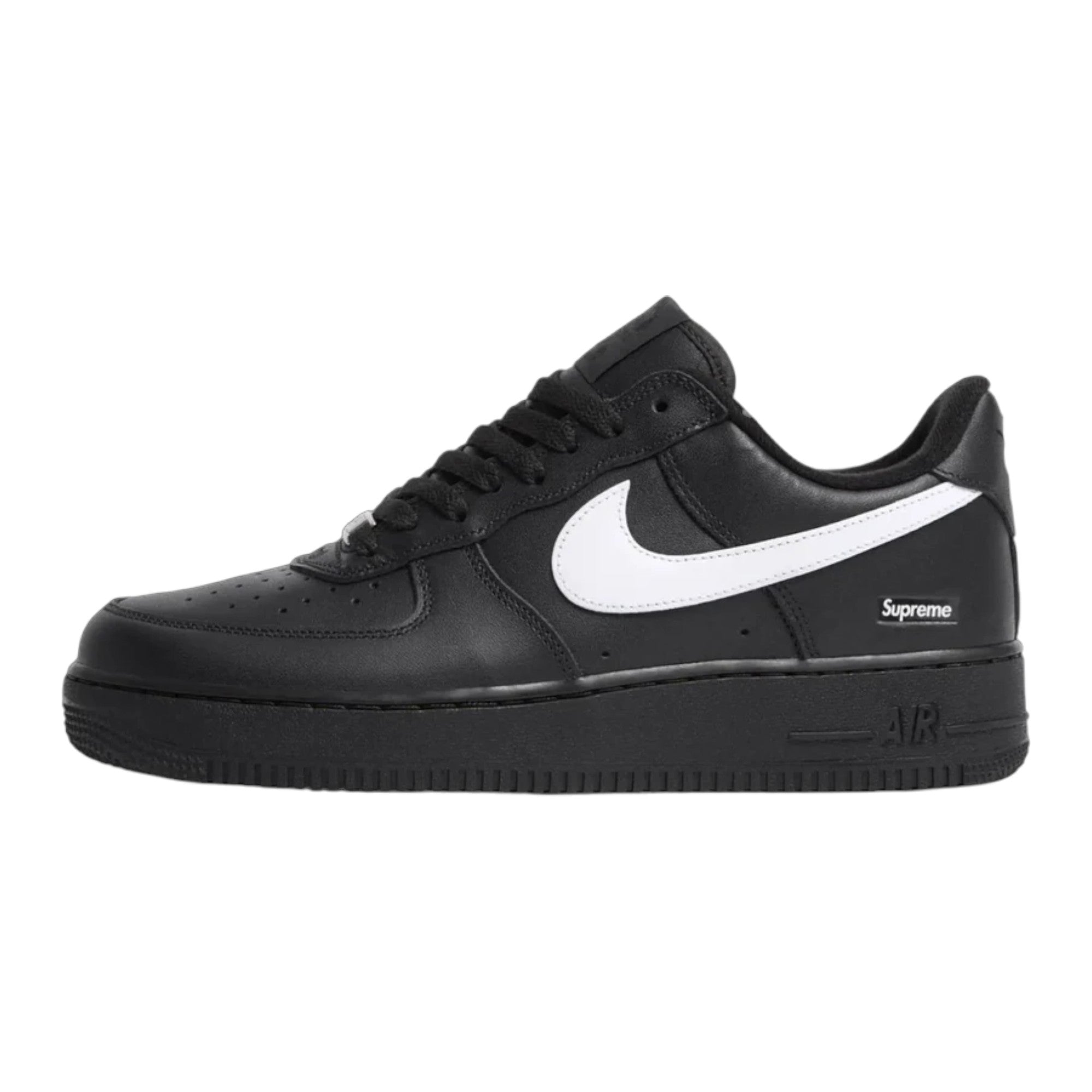 Supreme ×Nike Air Force 1 Black/white 24 Nike Air Force 1 Low Supreme Black White – SoleSort