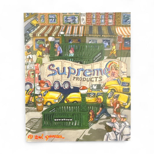 Supreme Manhattan Red Grooms Sticker SS22