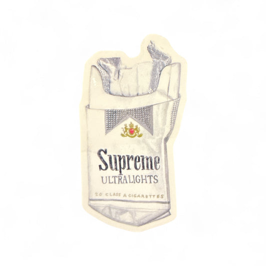Supreme Ultra Lights Cigarette Sticker FW22