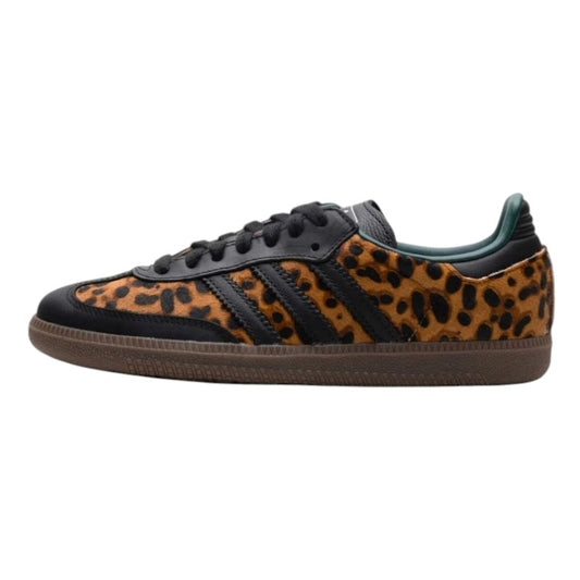 adidas Samba OG Black Green Leopard