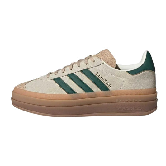 adidas Gazelle Bold Beige Collegiate Green