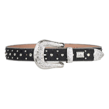 Supreme b.b. Simon Studded Ranger Belt Black