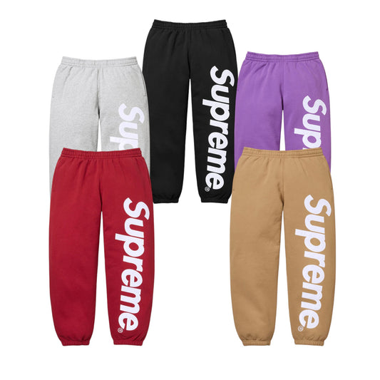 Supreme Satin Applique Sweatpants FW25