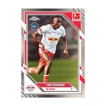 Topps Bundesliga Chrome 25/26 Yan Diomande RC RB Leipzig Base