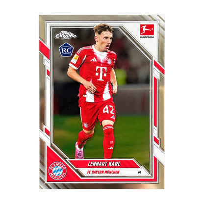 Topps Bundesliga Chrome 25/26 Lennart Karl RC Bayern München Base