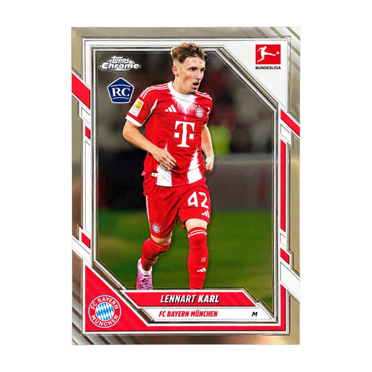 Topps Bundesliga Chrome 25/26 Lennart Karl RC Bayern München Base