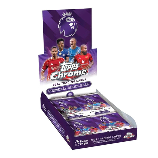 Topps Chrome Premier League Hobby Box 2026
