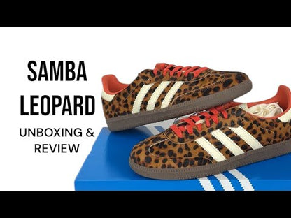 adidas Samba OG Preloved Red Leopard Cream