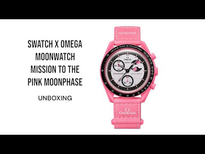 Swatch x Omega Moonwatch Mission to the Pink Moonphase