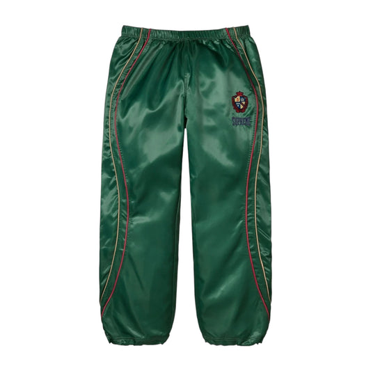 Supreme Satin Track Pant Green
