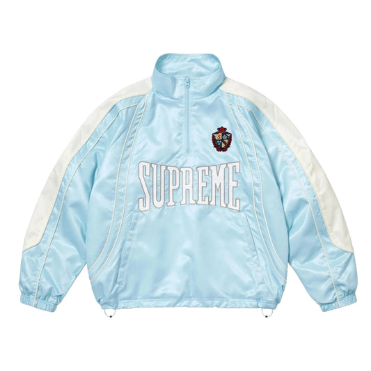 Supreme Satin Piping Track Jacket Blue