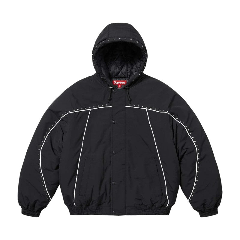 Supreme Studded Stadium Jacket Black