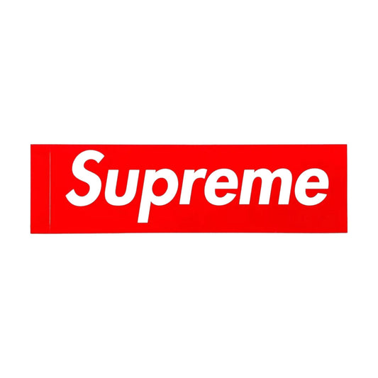 Supreme Box Logo Sticker Red