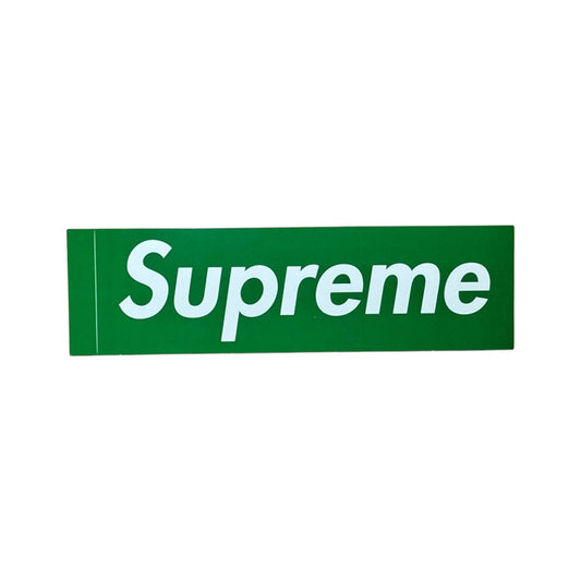 Supreme Box Logo Sticker Green