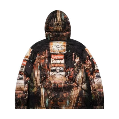 Supreme The North Face 800 Fill Half Zip Hooded Times Square