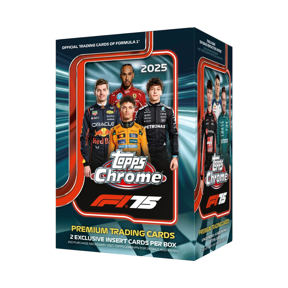 Topps Chrome Formula 1 2025 Blaster Value Box